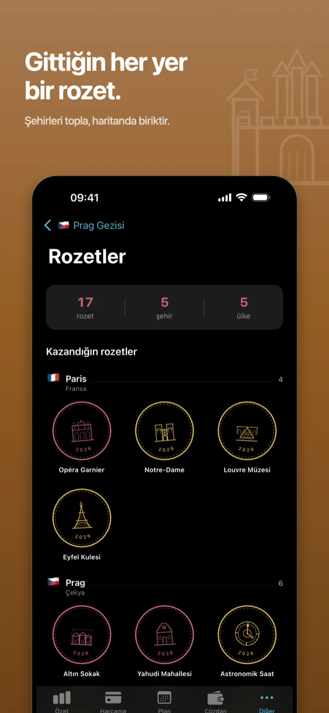 Gittiğin her yer bir rozet: şehirleri topla, haritada biriktir
